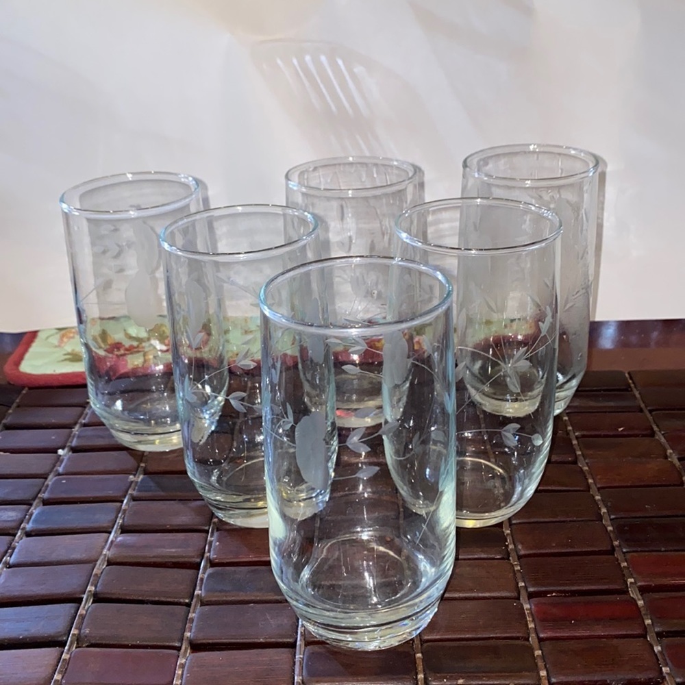 Sold!!! Princess House Glasses set of 6